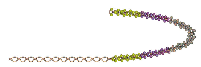 Through the Grapevine Magatama Necklace Instructions